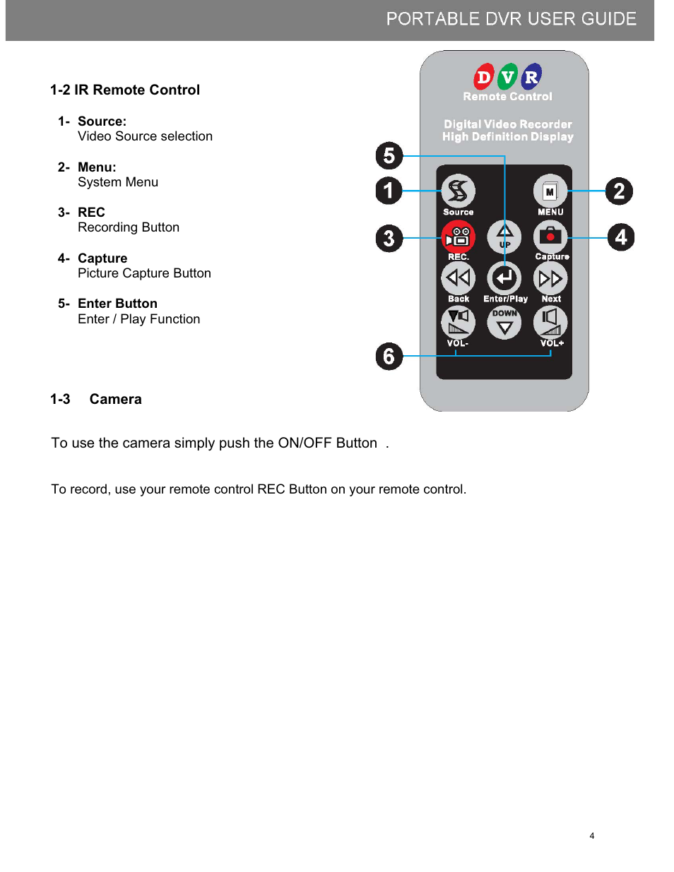 COP-USA SDRDVR35 User Manual | Page 5 / 10