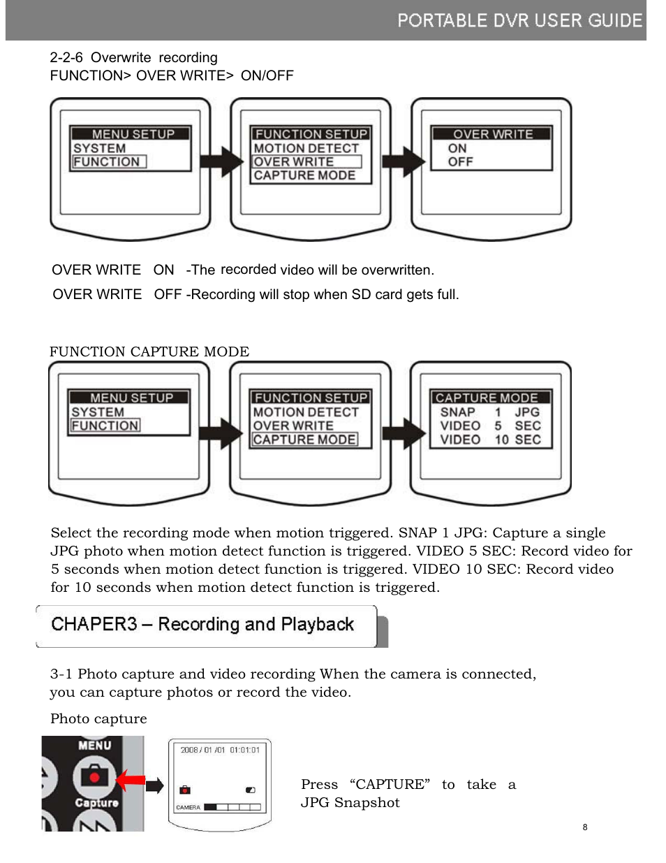 COP-USA SDRDVR35 User Manual | Page 9 / 10