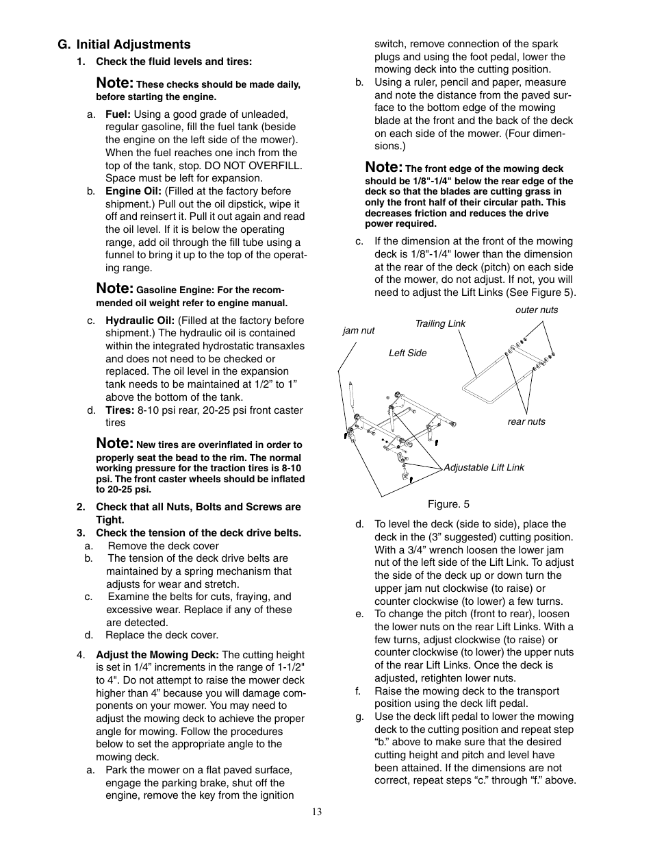 Cub Cadet 23HP ENFORCER 54 User Manual | Page 13 / 32