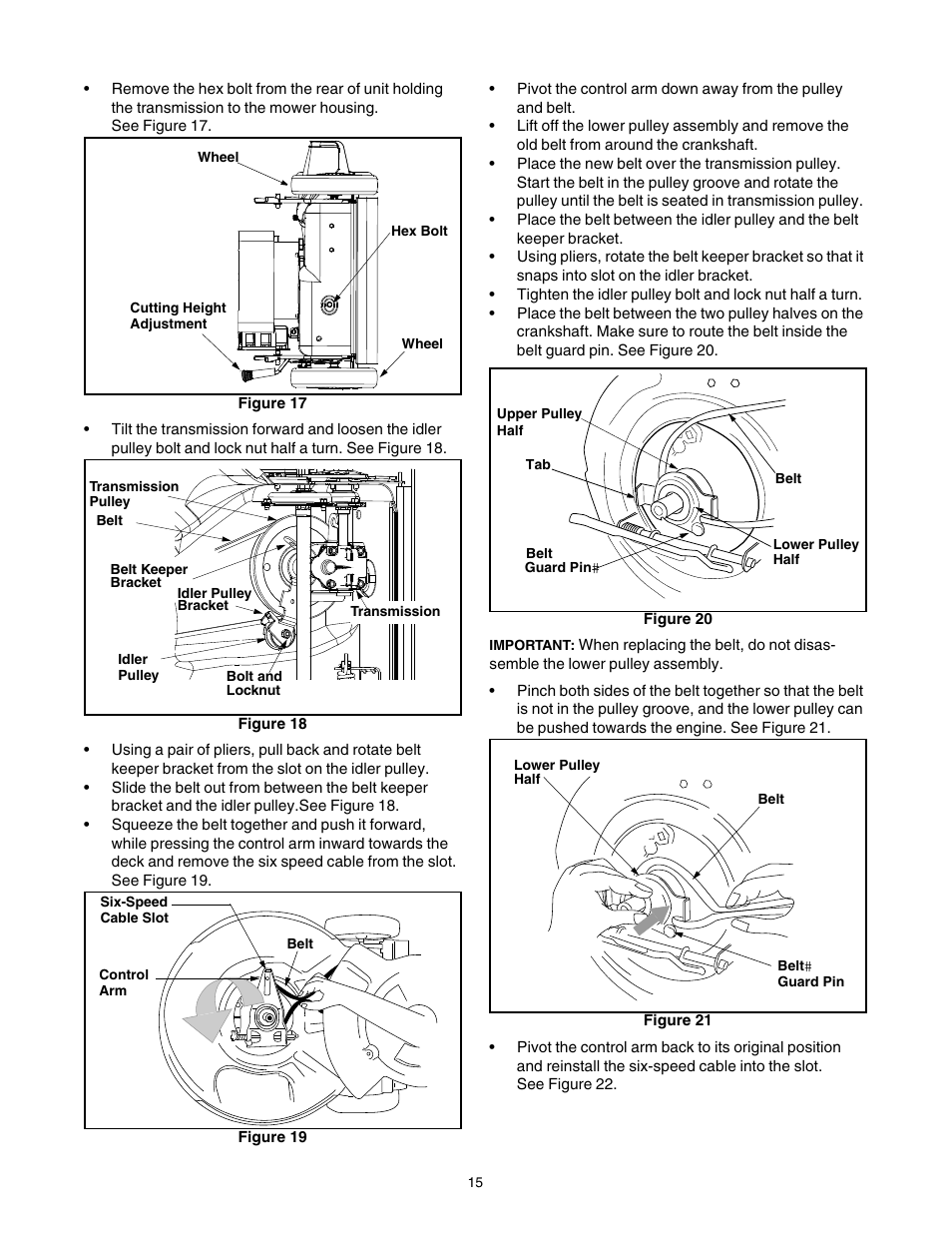Cub Cadet 997 User Manual | Page 15 / 36