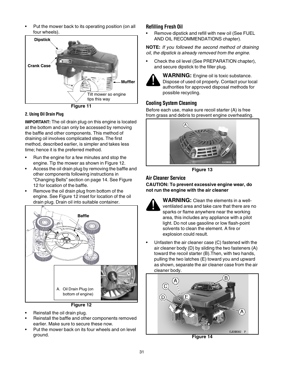 Cub Cadet 997 User Manual | Page 31 / 36