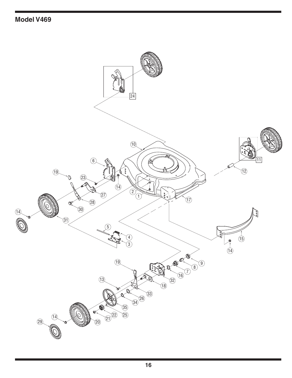 Model v469 | Cub Cadet V469 User Manual | Page 16 / 20