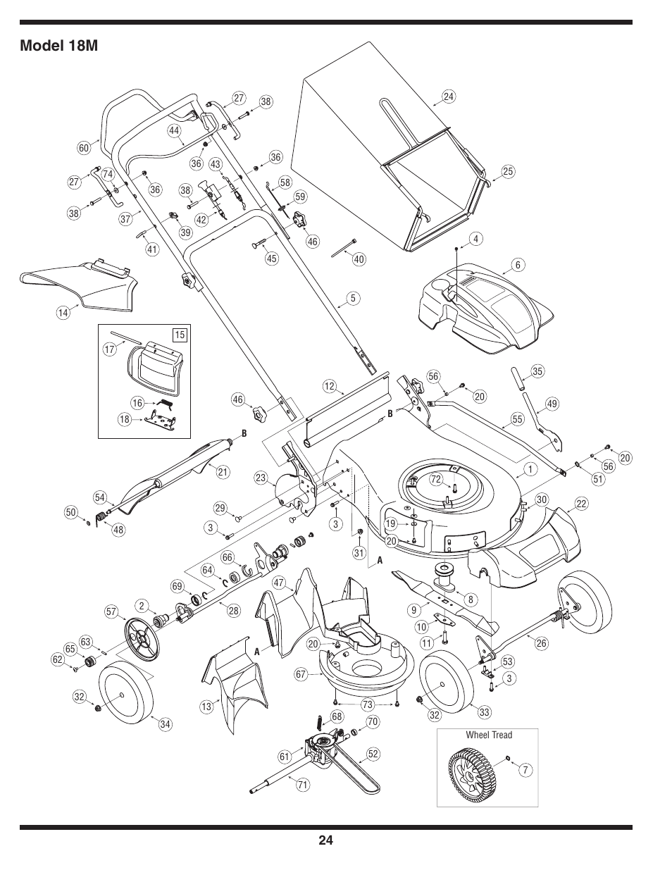 Model 18m | Cub Cadet 18M User Manual | Page 24 / 32