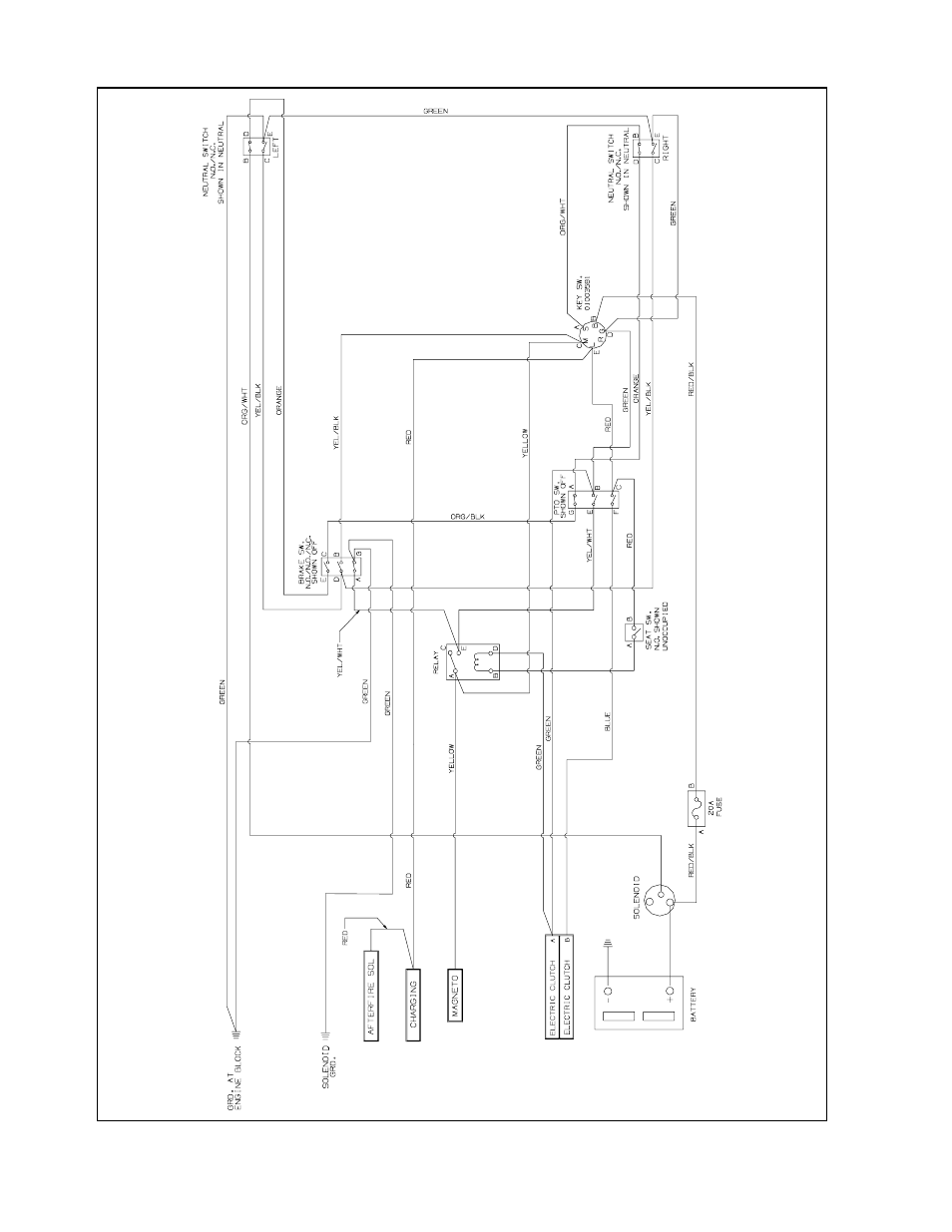 Wiring diagram | Cub Cadet 7 Fabricated Deck User Manual | Page 27 / 28