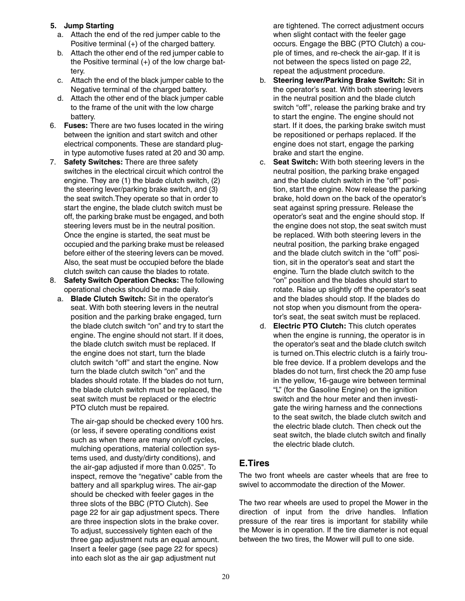 Cub Cadet 6 Fabricated Deck User Manual | Page 20 / 32