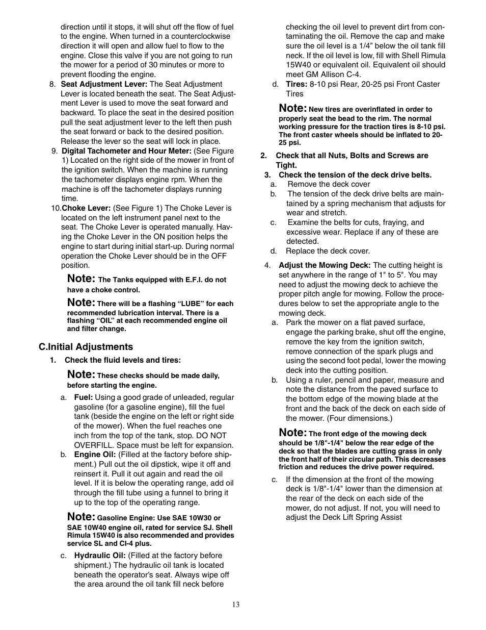 Cub Cadet 7 Fabricated Deck User Manual | Page 13 / 36