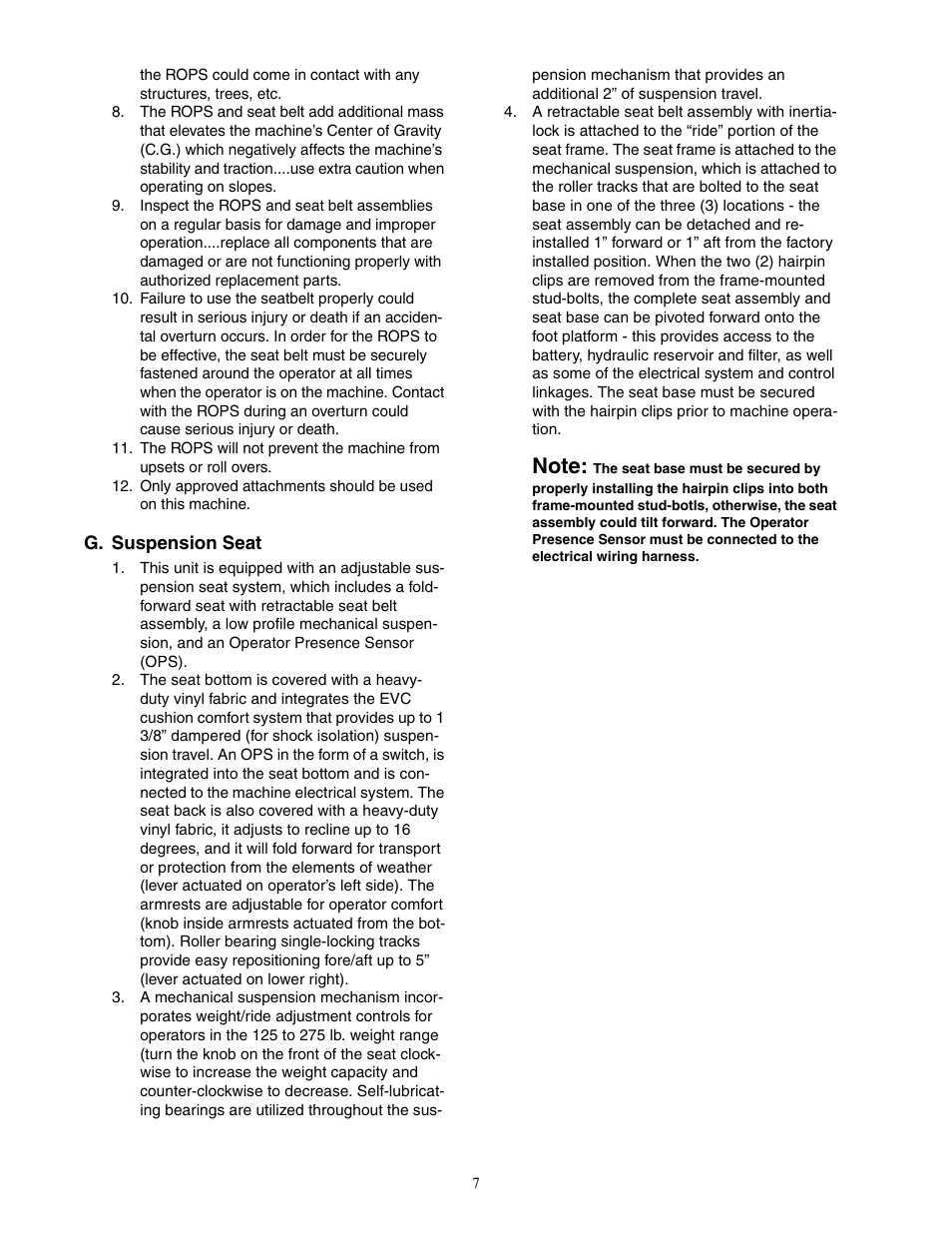 Cub Cadet 7 Fabricated Deck User Manual | Page 7 / 36