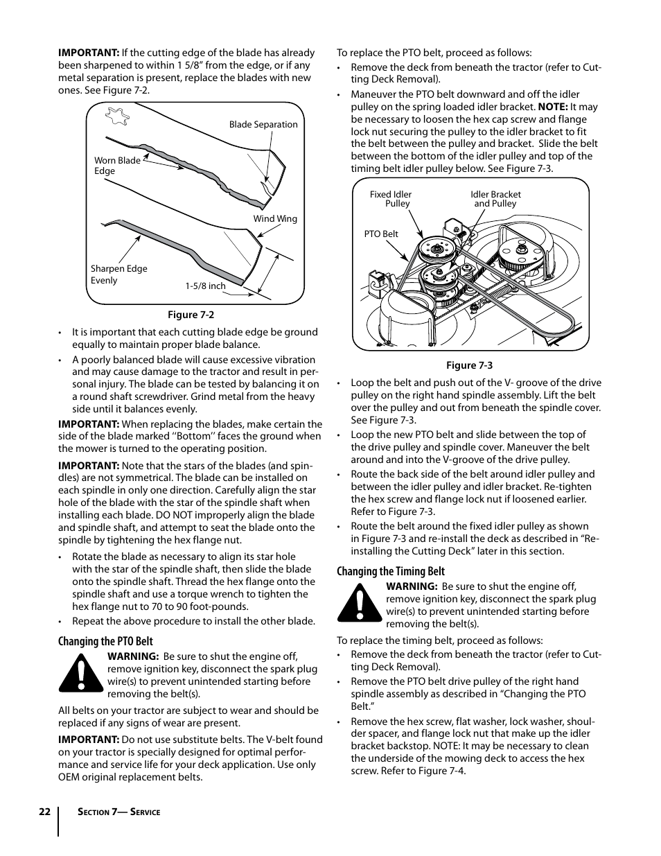 Cub Cadet I1042 User Manual | Page 22 / 56