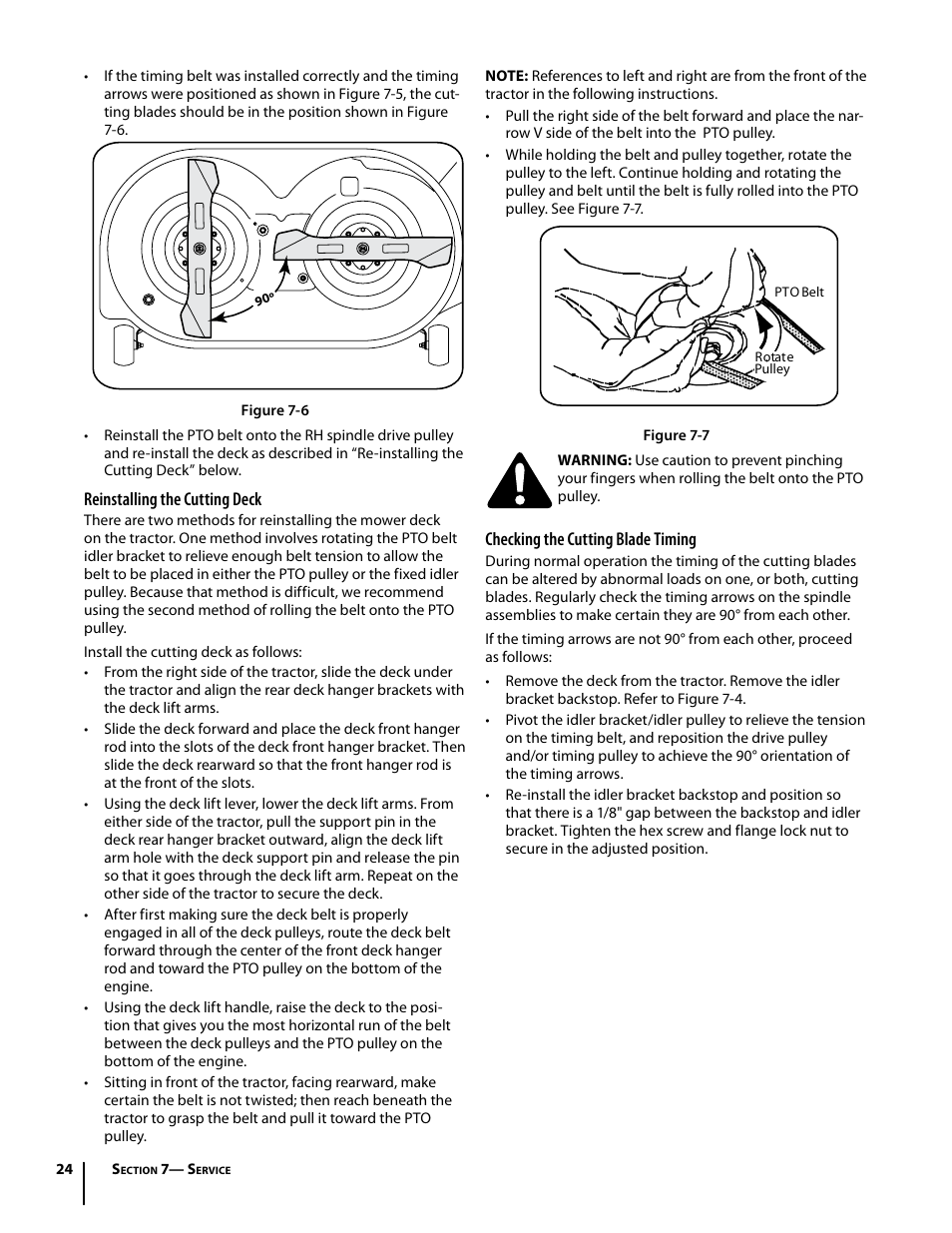 Cub Cadet I1042 User Manual | Page 24 / 56
