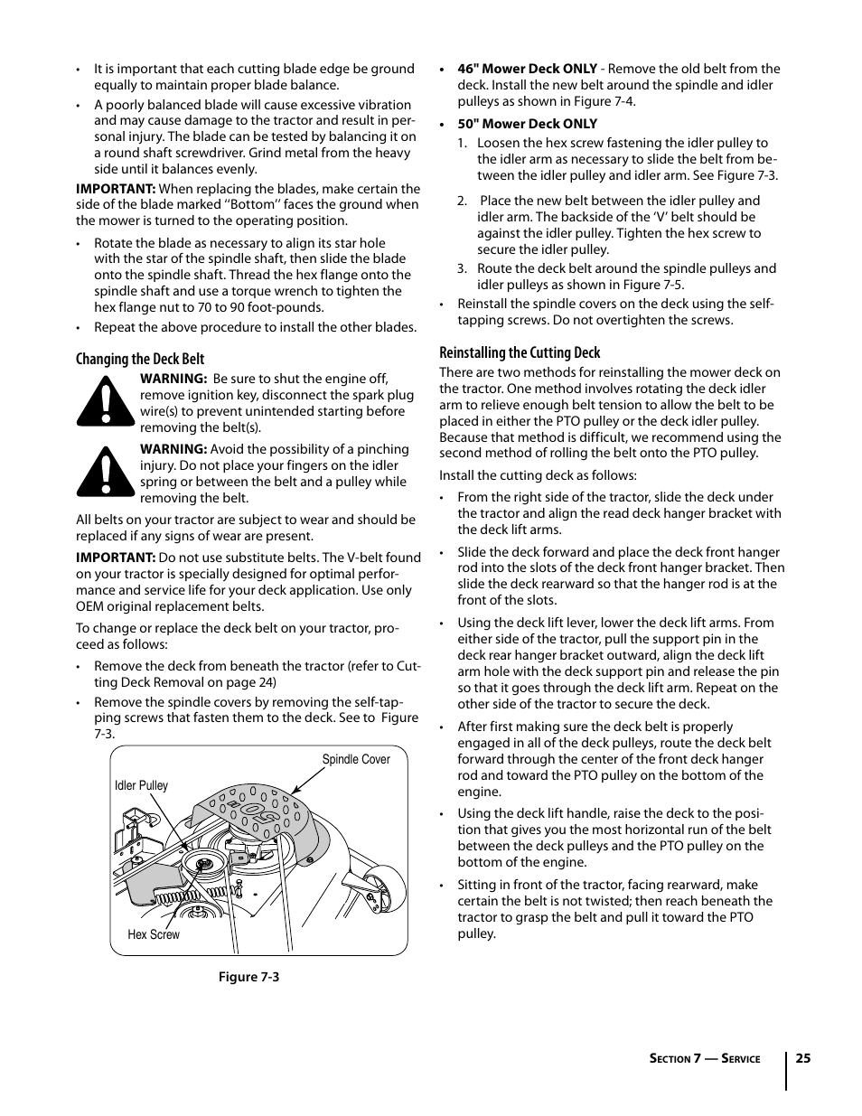 Cub Cadet i1050 User Manual | Page 25 / 32
