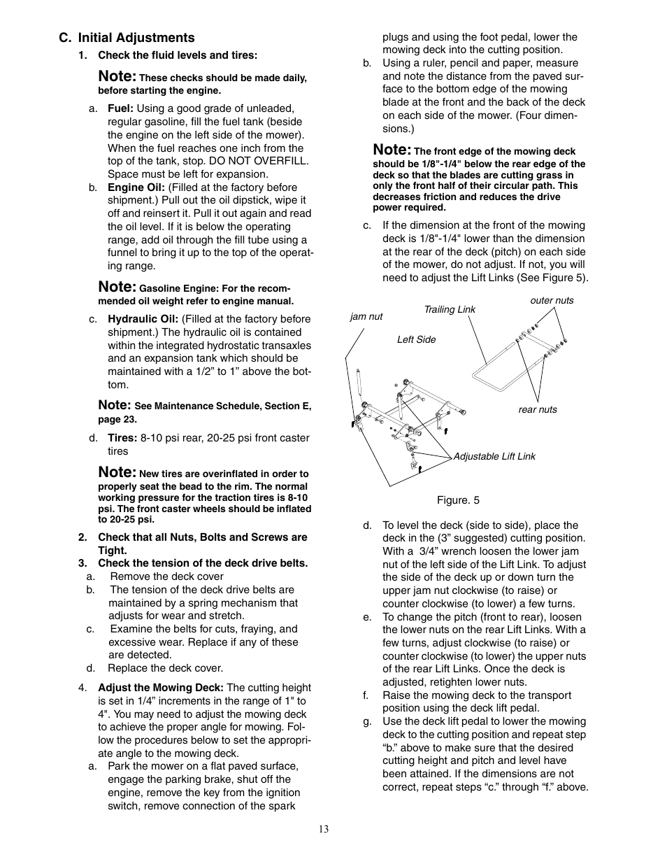 Cub Cadet 23HP Z-Force 50 User Manual | Page 13 / 32