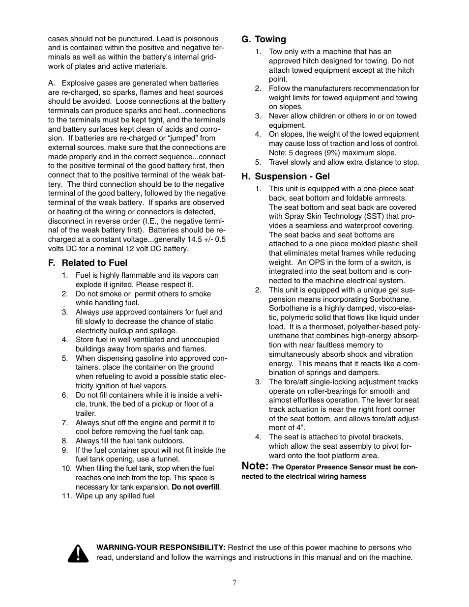 Cub Cadet 23HP Z-Force 50 User Manual | Page 7 / 32