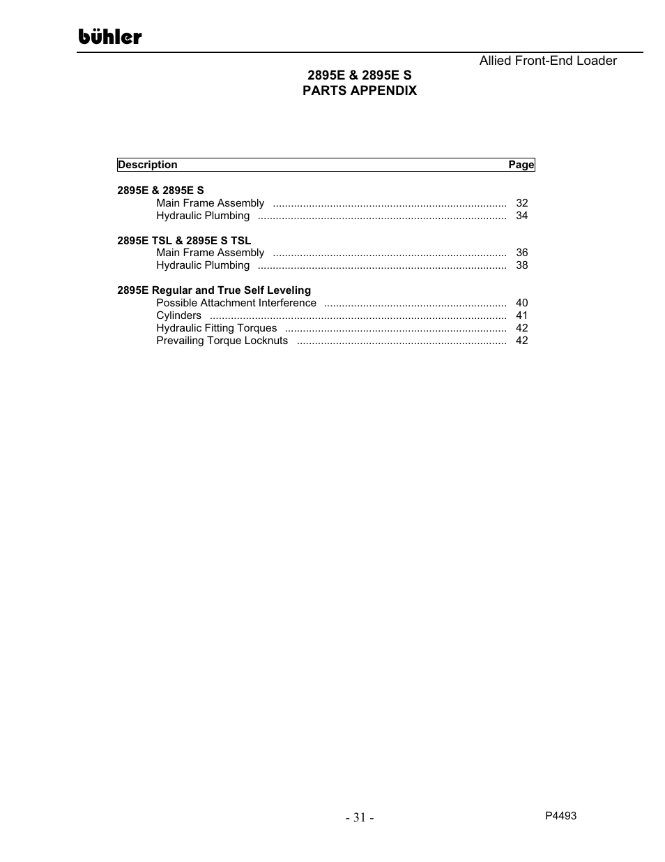 Bühler | Buhler 2895E User Manual | Page 33 / 46