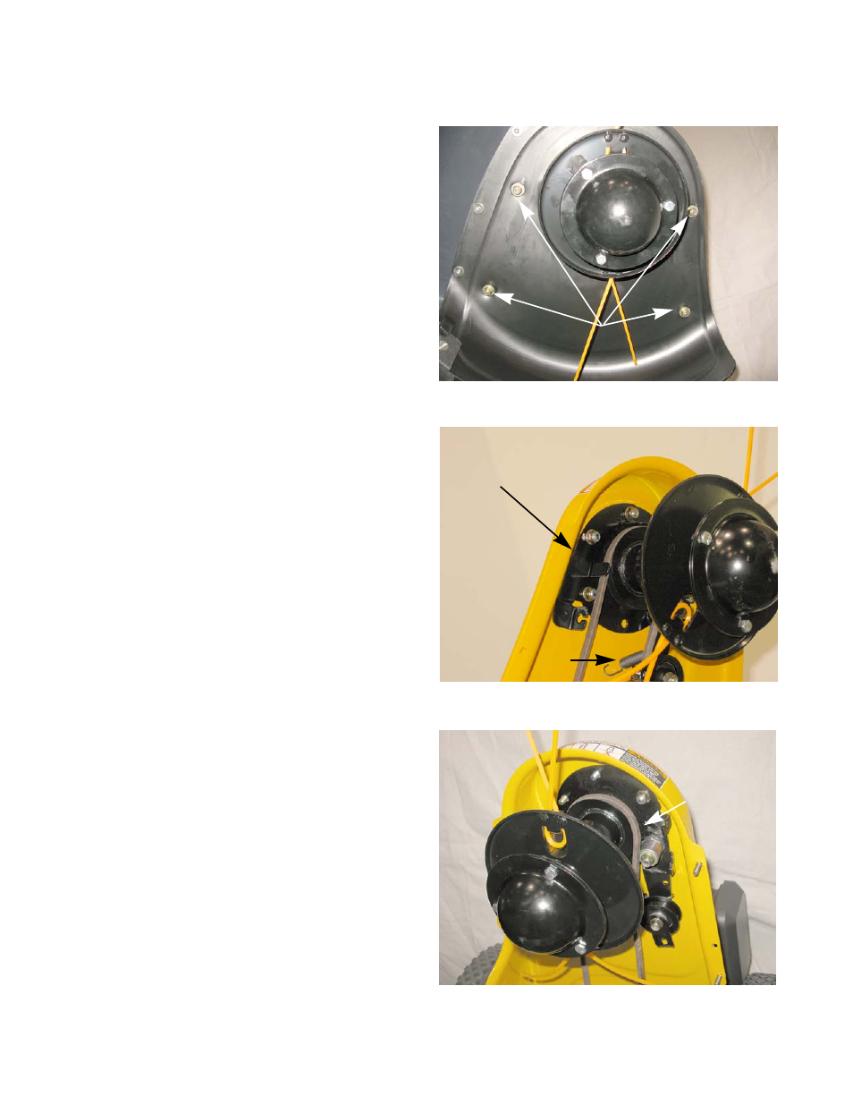 Belt replacement, Belt replacement wheels and axle | Cub Cadet CC 22 User Manual | Page 14 / 20