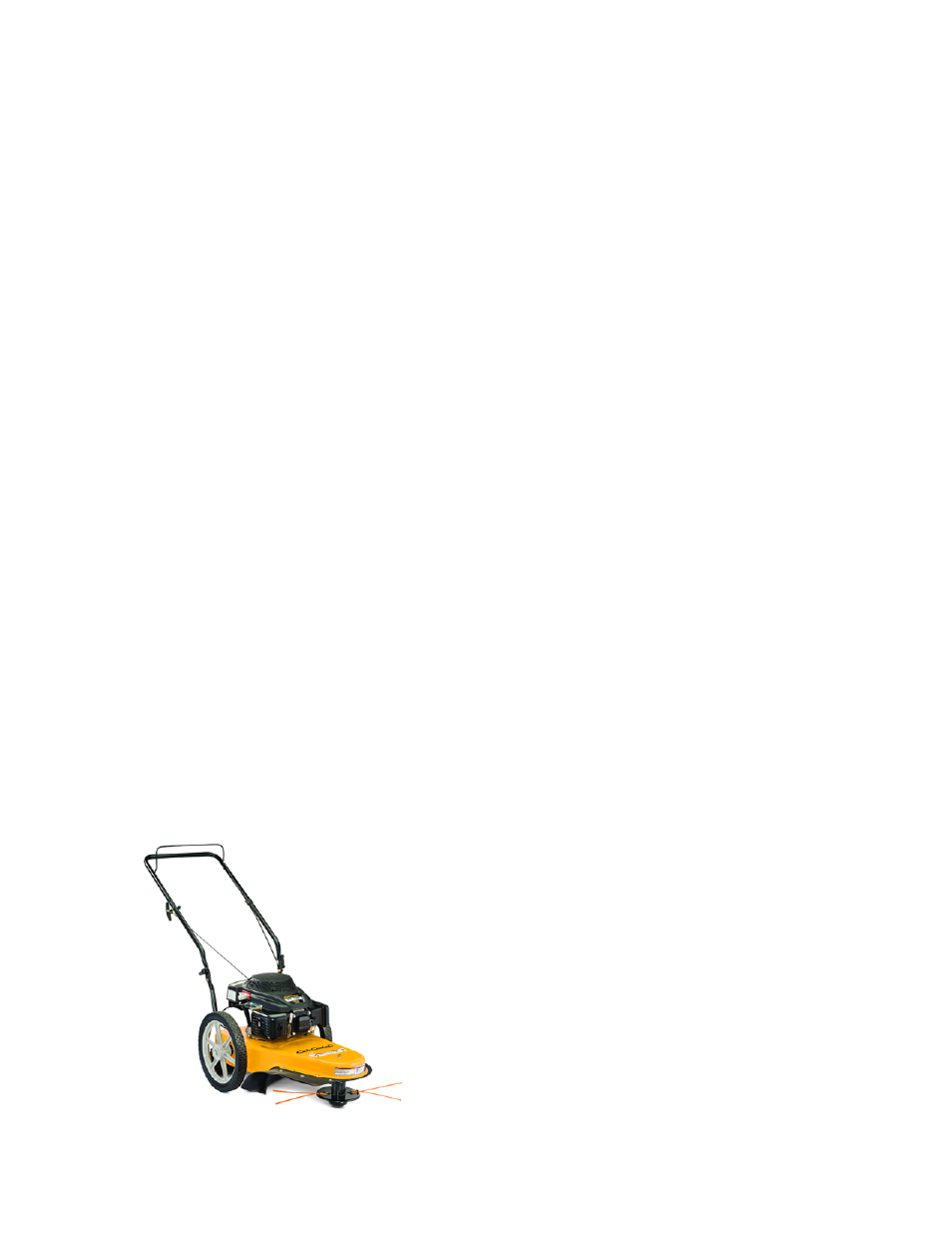 Fasteners, Assembly instructions, The 22” trimmer mower | Cub Cadet CC 22 User Manual | Page 7 / 20