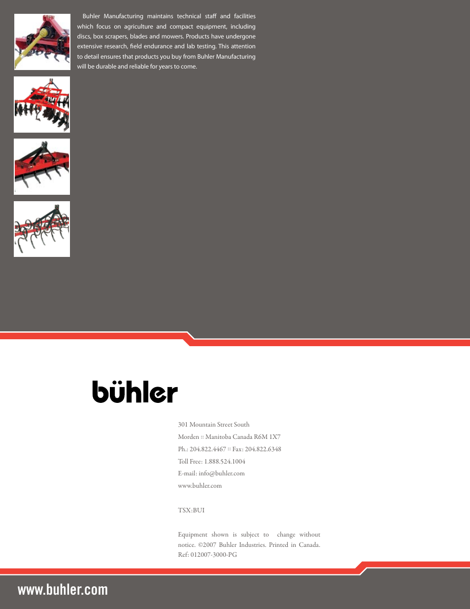 Buhler III User Manual | Page 4 / 4