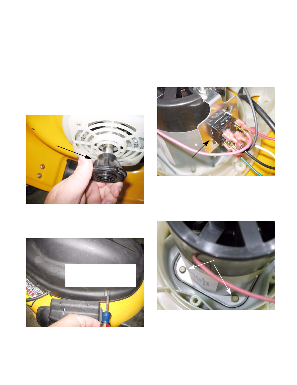 Motor | Cub Cadet CC 500 EL User Manual | Page 21 / 22