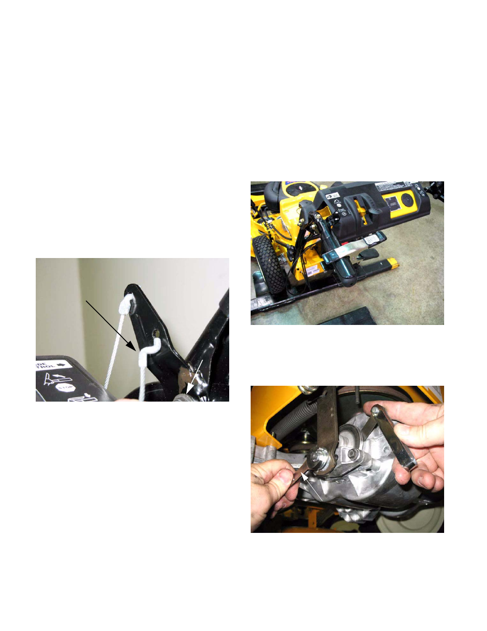 Brake adjustment, Drive system | Cub Cadet 33" Wide Area User Manual | Page 12 / 29