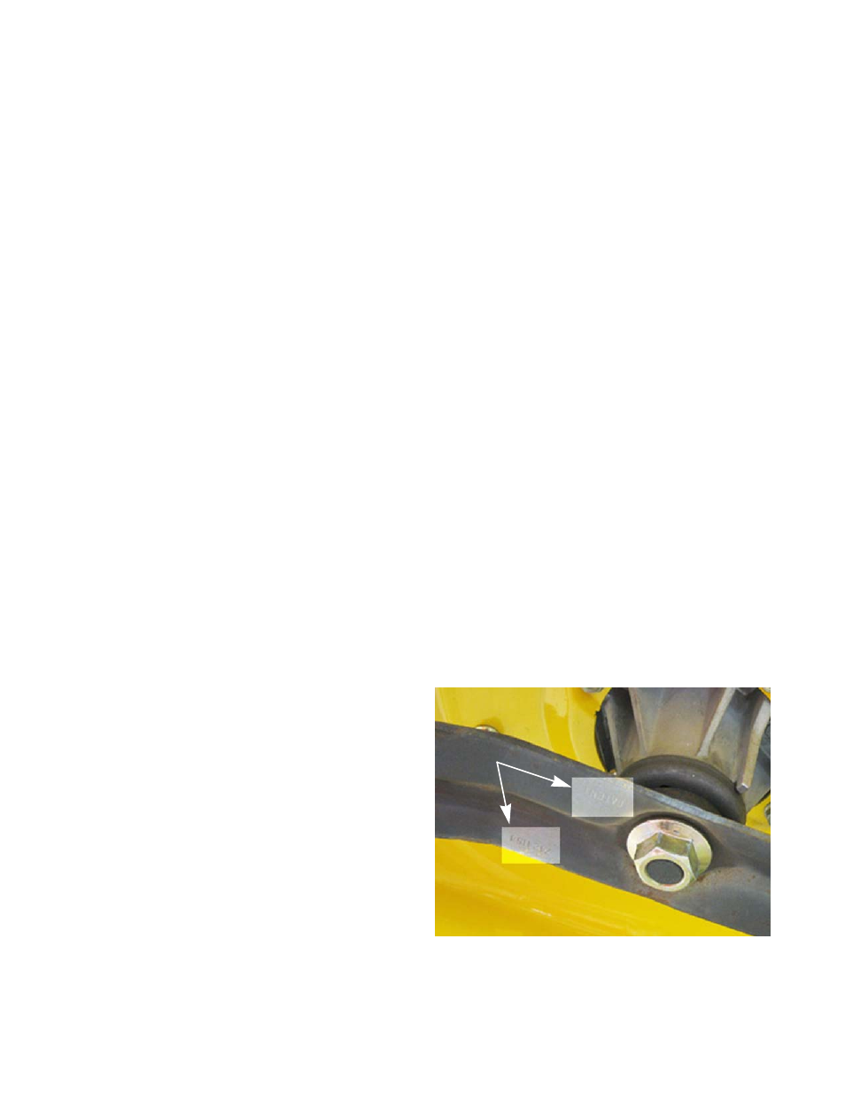 Cleaning the deck, Blades | Cub Cadet 33" Wide Area User Manual | Page 20 / 29