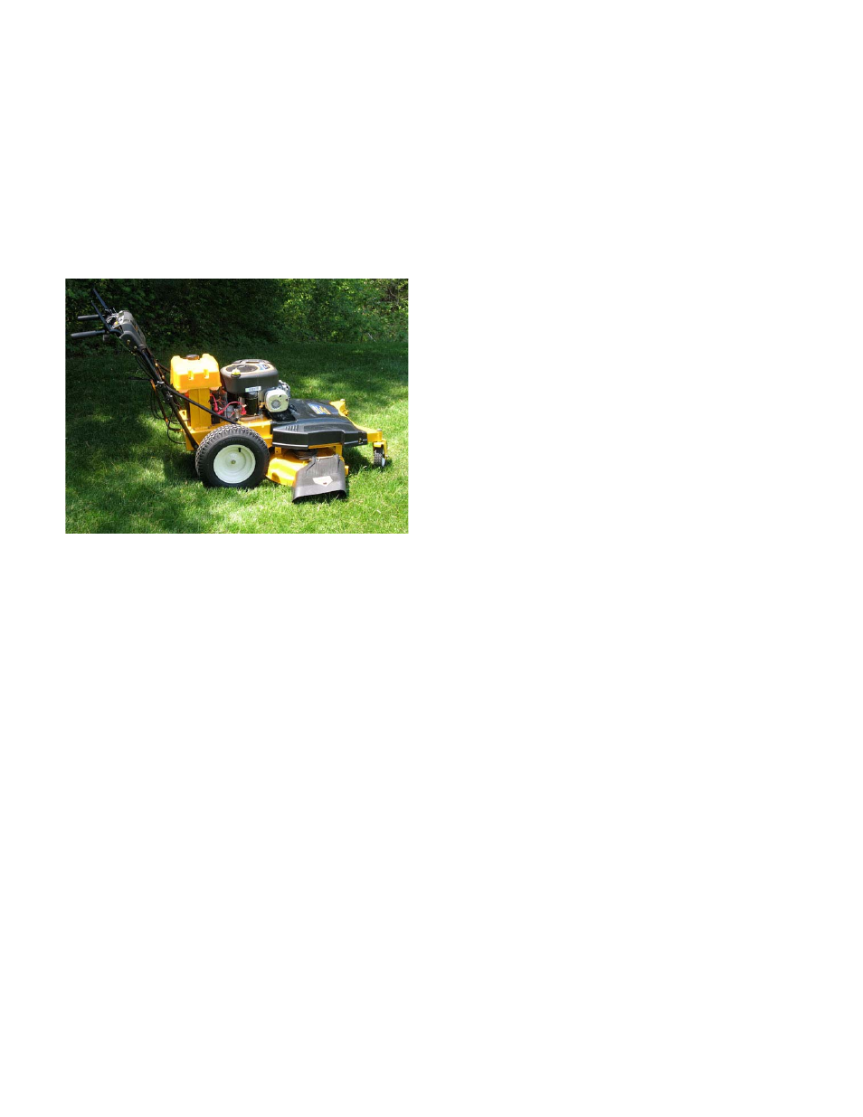 Chapter 1: introduction, Description of the mower, Fasteners | Cub Cadet 33" Wide Area User Manual | Page 4 / 29