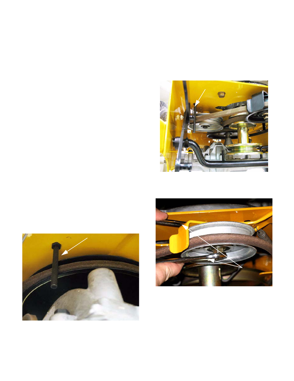 Chapter 3: drive system, Transaxle, Drive belt | To remove/replace the drive belt | Cub Cadet 33" Wide Area User Manual | Page 9 / 29