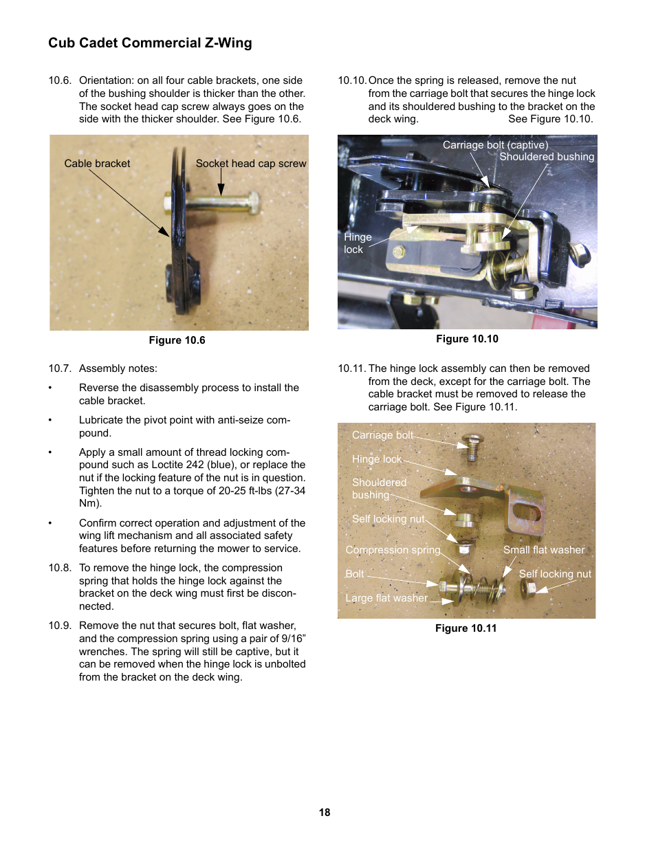 Cub cadet commercial z-wing | Cub Cadet Z-Wing User Manual | Page 22 / 88