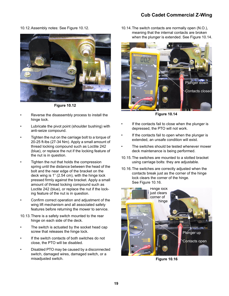 Cub cadet commercial z-wing | Cub Cadet Z-Wing User Manual | Page 23 / 88