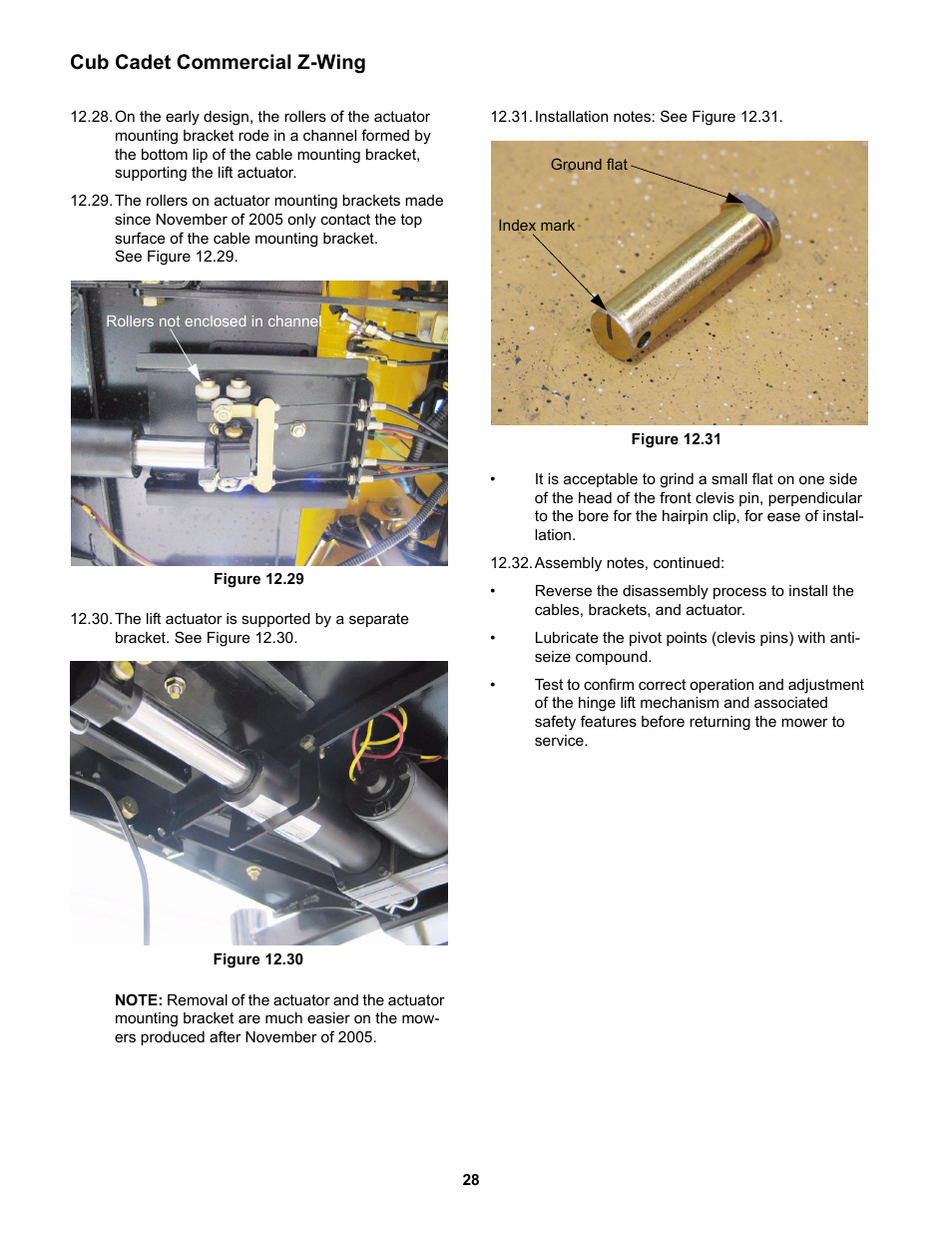 Cub cadet commercial z-wing | Cub Cadet Z-Wing User Manual | Page 32 / 88