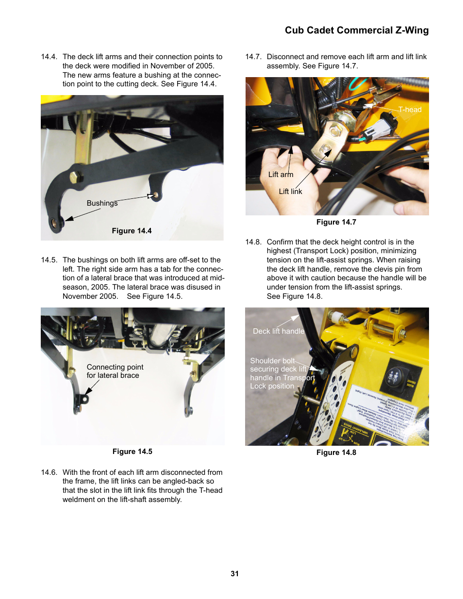 Cub cadet commercial z-wing | Cub Cadet Z-Wing User Manual | Page 35 / 88