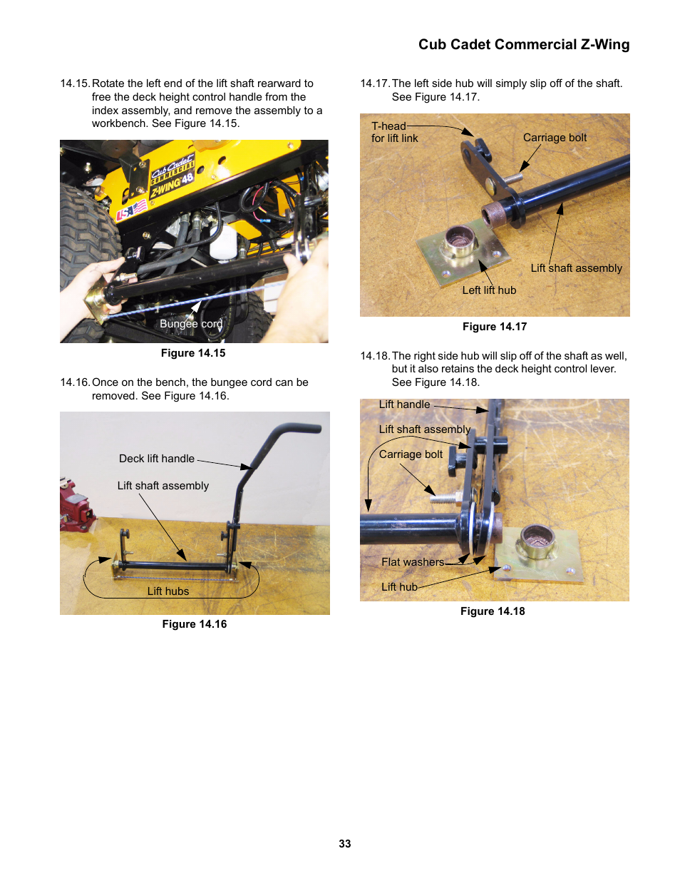 Cub cadet commercial z-wing | Cub Cadet Z-Wing User Manual | Page 37 / 88