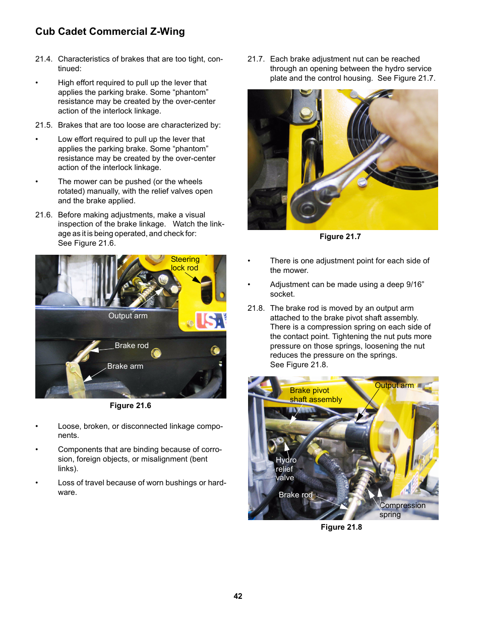 Cub cadet commercial z-wing | Cub Cadet Z-Wing User Manual | Page 46 / 88