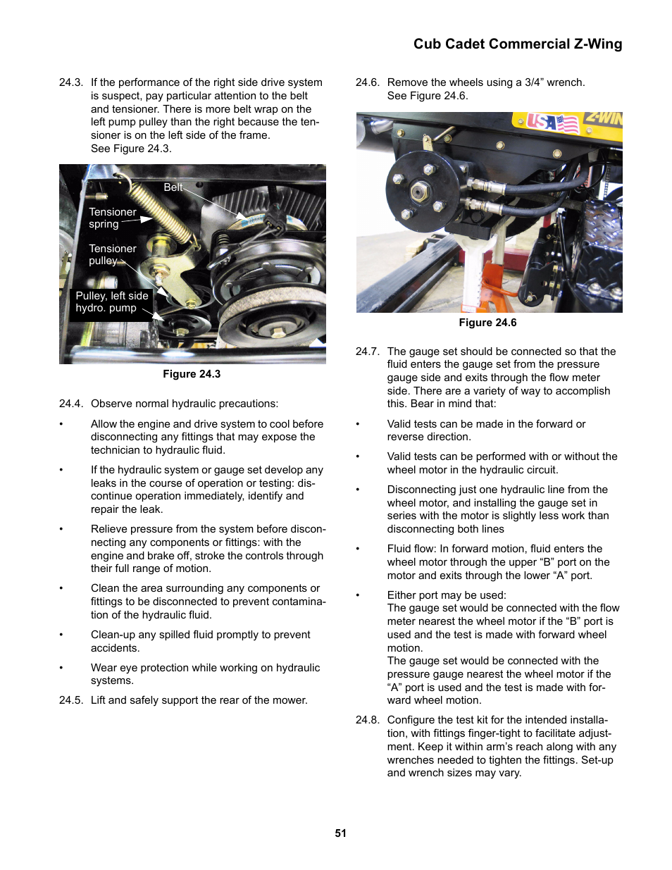 Cub cadet commercial z-wing | Cub Cadet Z-Wing User Manual | Page 55 / 88