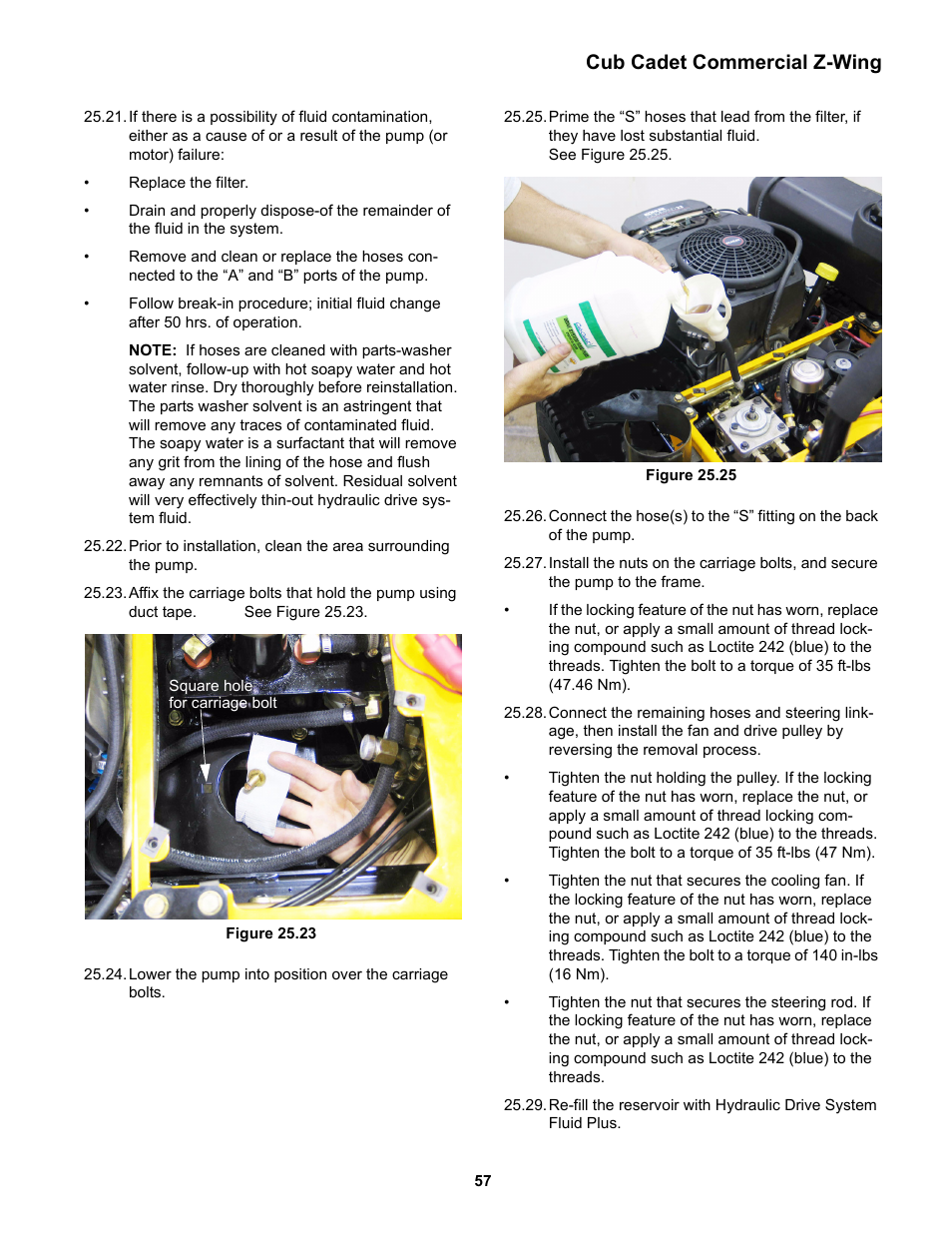 Cub cadet commercial z-wing | Cub Cadet Z-Wing User Manual | Page 61 / 88