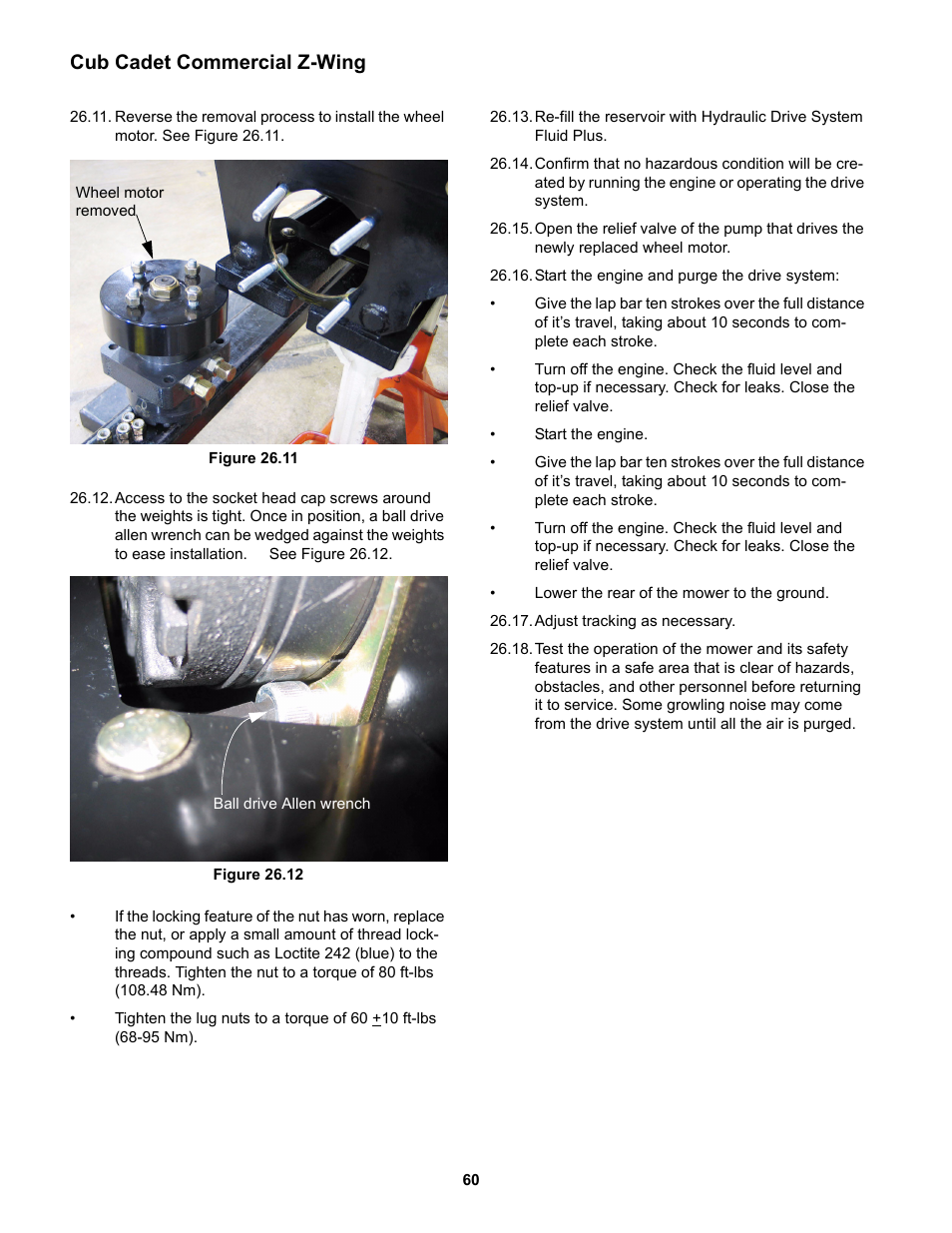 Cub cadet commercial z-wing | Cub Cadet Z-Wing User Manual | Page 64 / 88