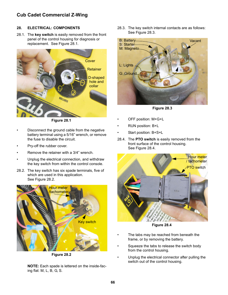 Electrical: components, Cub cadet commercial z-wing | Cub Cadet Z-Wing User Manual | Page 70 / 88