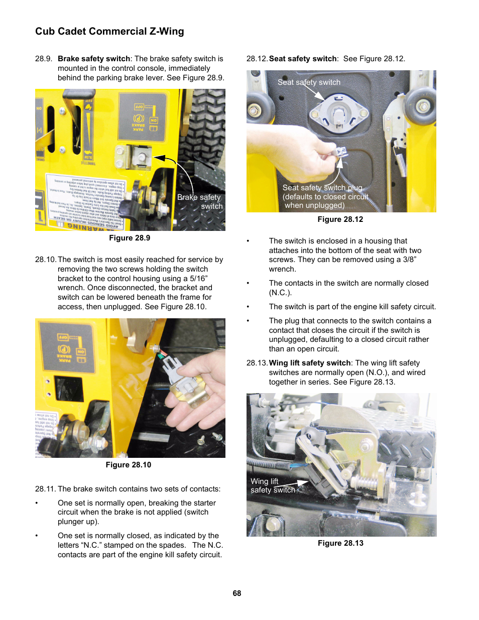 Cub cadet commercial z-wing | Cub Cadet Z-Wing User Manual | Page 72 / 88