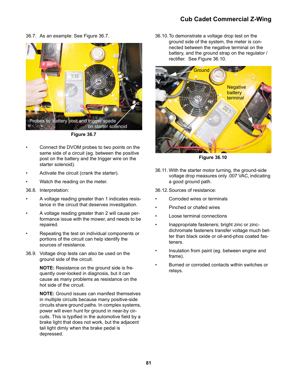 Cub cadet commercial z-wing | Cub Cadet Z-Wing User Manual | Page 85 / 88