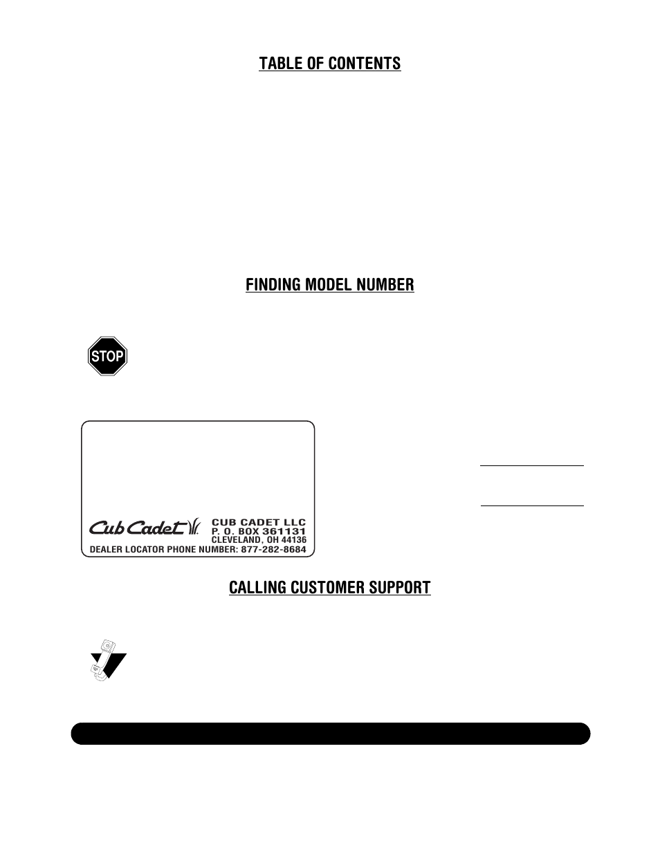 Cub Cadet 640 User Manual | Page 2 / 24