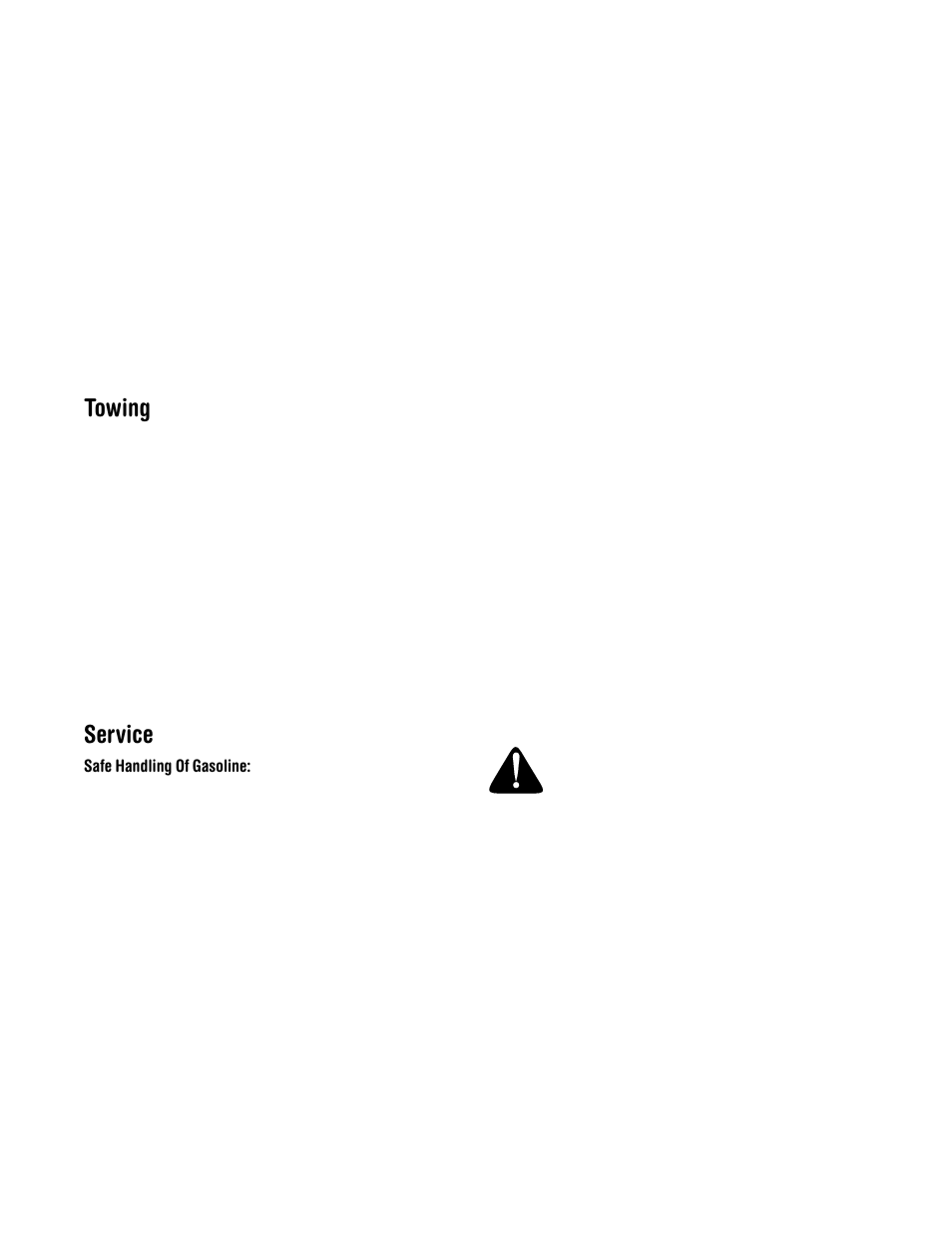 Towing, Service | Cub Cadet 640 User Manual | Page 5 / 24