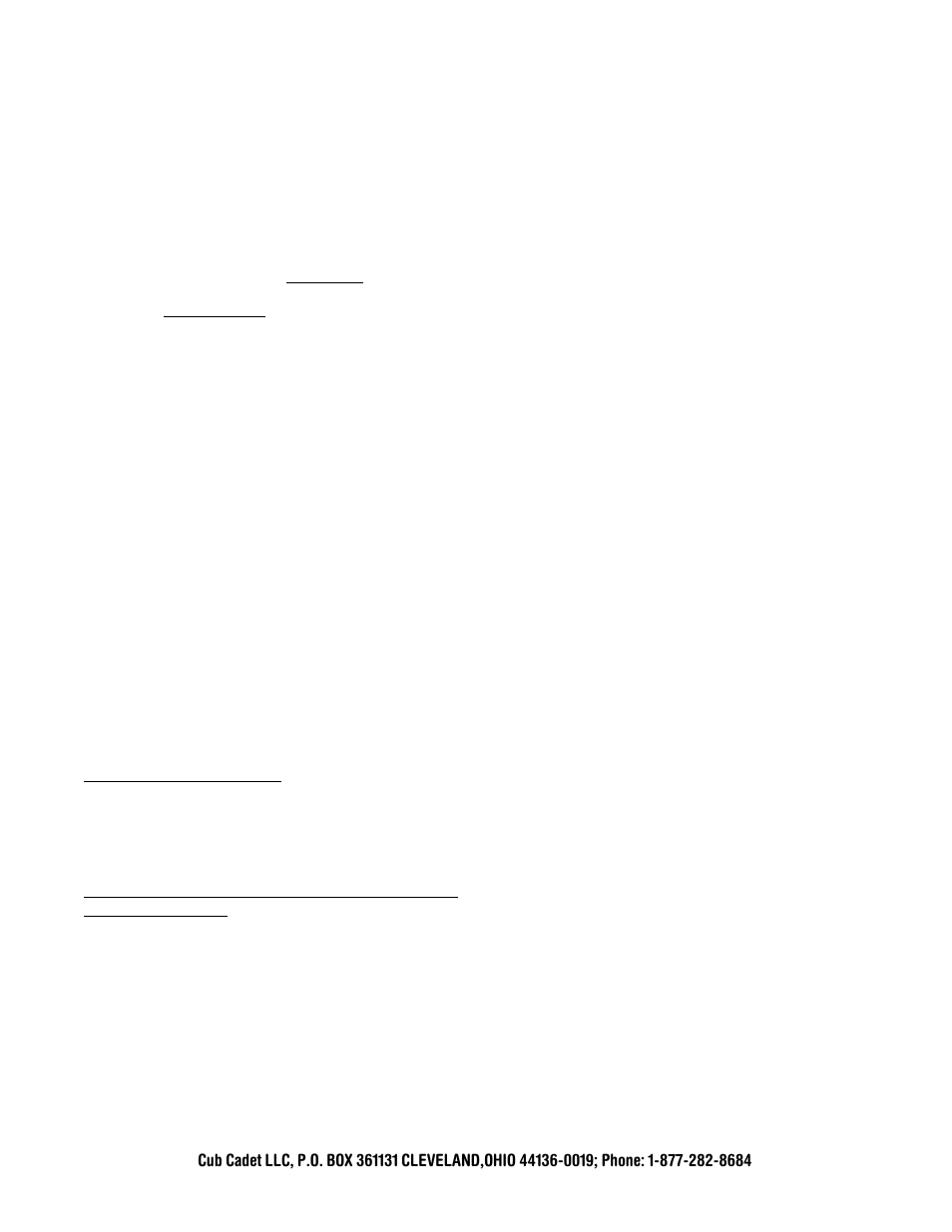 Cub Cadet 414 User Manual | Page 23 / 24