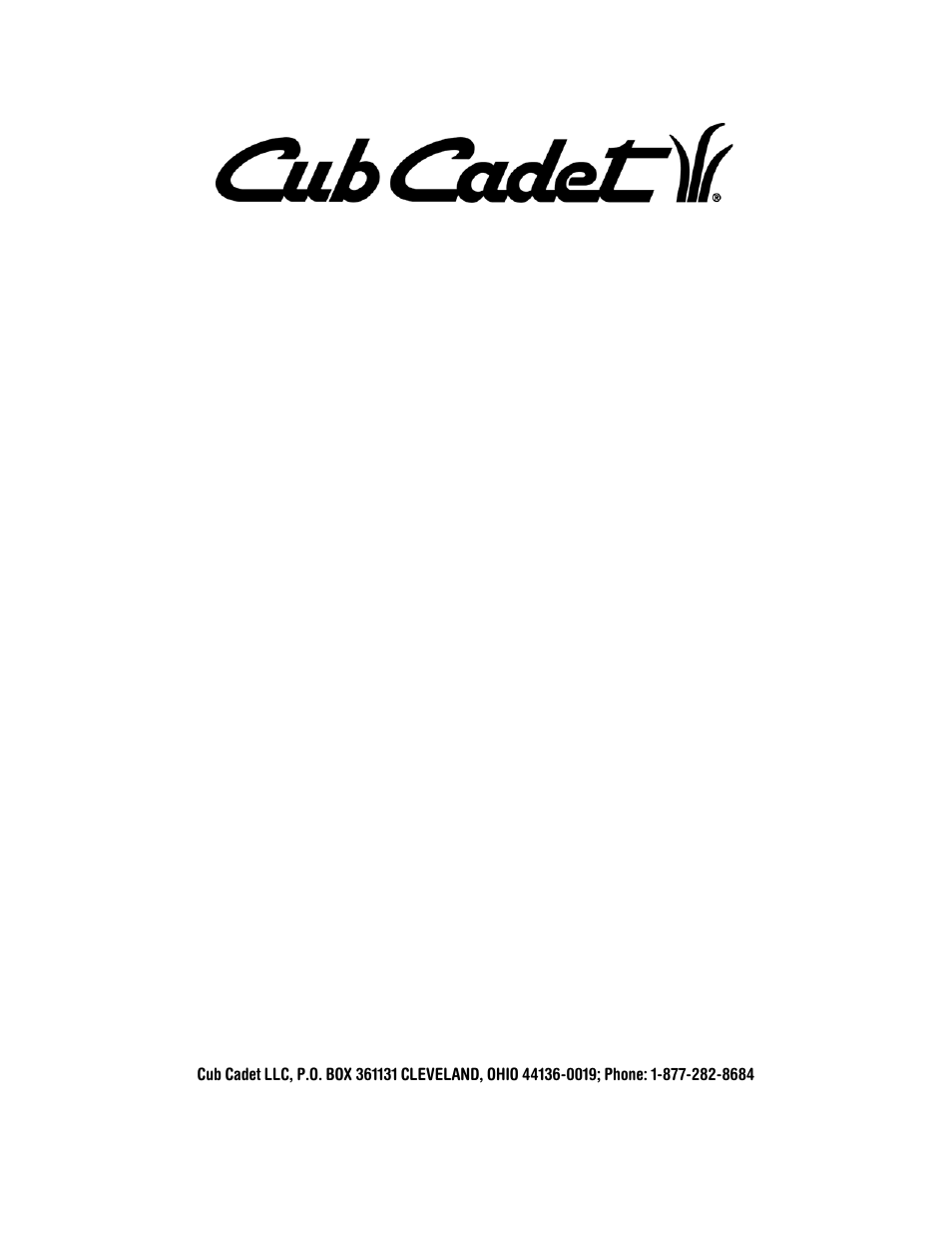 Manufacturer’s limited warranty for | Cub Cadet 414 User Manual | Page 24 / 24