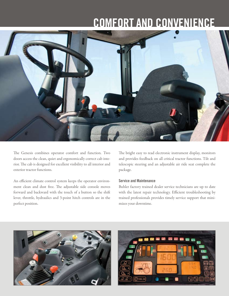 Comfort and convenience | Buhler Genesis II 2180 User Manual | Page 5 / 8