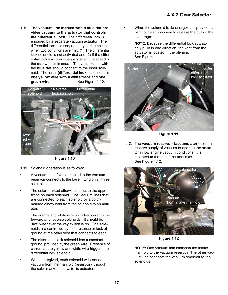 4 x 2 gear selector | Cub Cadet 4 x 2 Big Country - Steel Bed User Manual | Page 21 / 38
