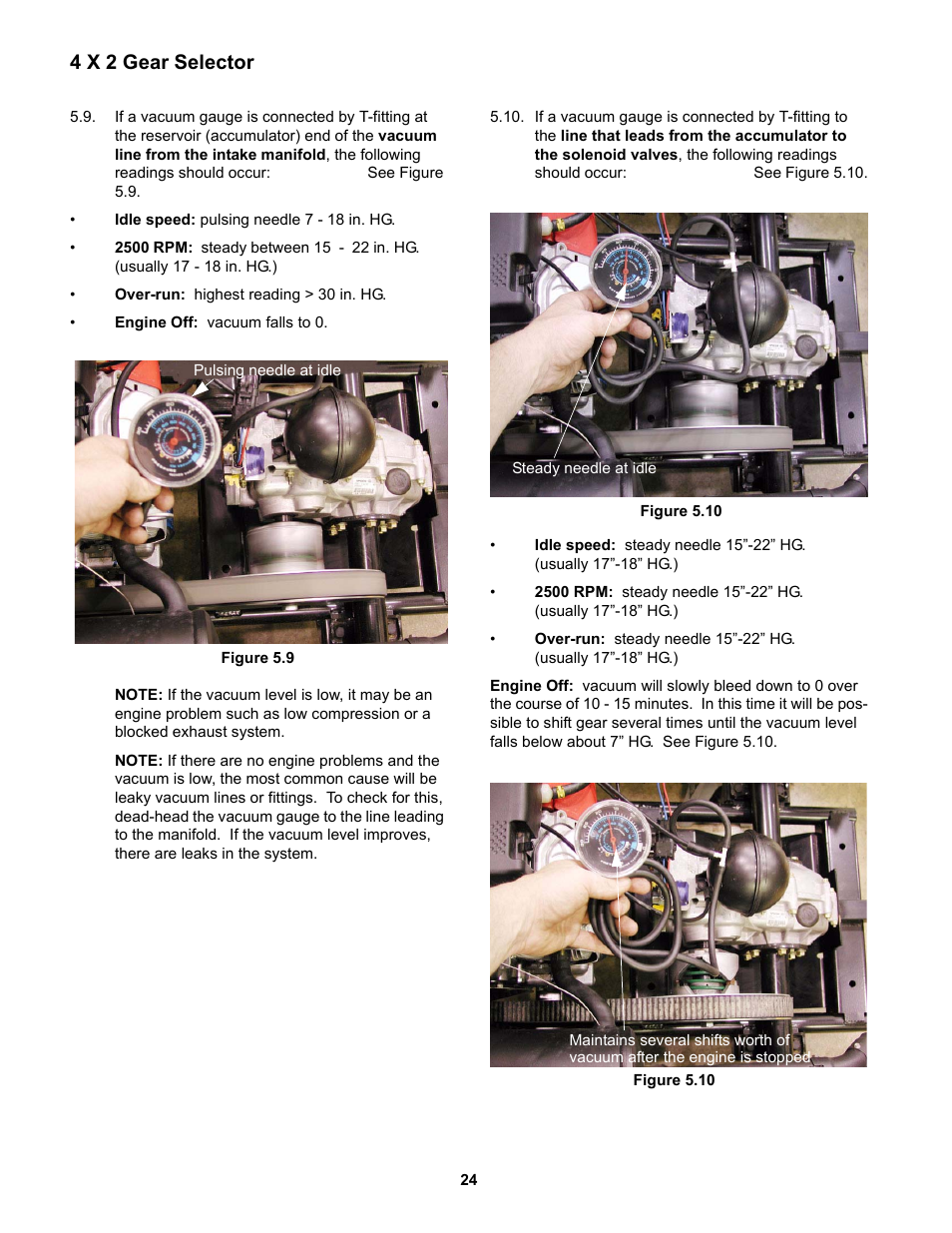 4 x 2 gear selector | Cub Cadet 4 x 2 Big Country - Steel Bed User Manual | Page 28 / 38