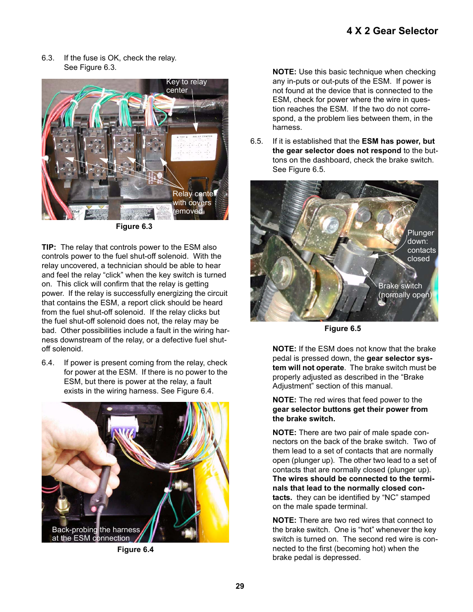 4 x 2 gear selector | Cub Cadet 4 x 2 Big Country - Steel Bed User Manual | Page 33 / 38