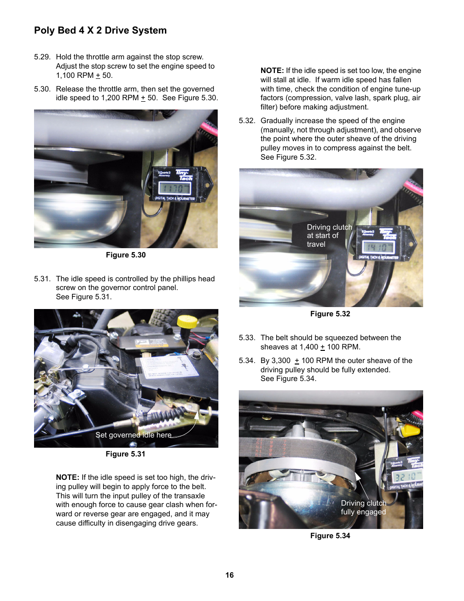 Poly bed 4 x 2 drive system | Cub Cadet 4 x 2 Big Country - Poly Bed & Steel Bed User Manual | Page 20 / 82