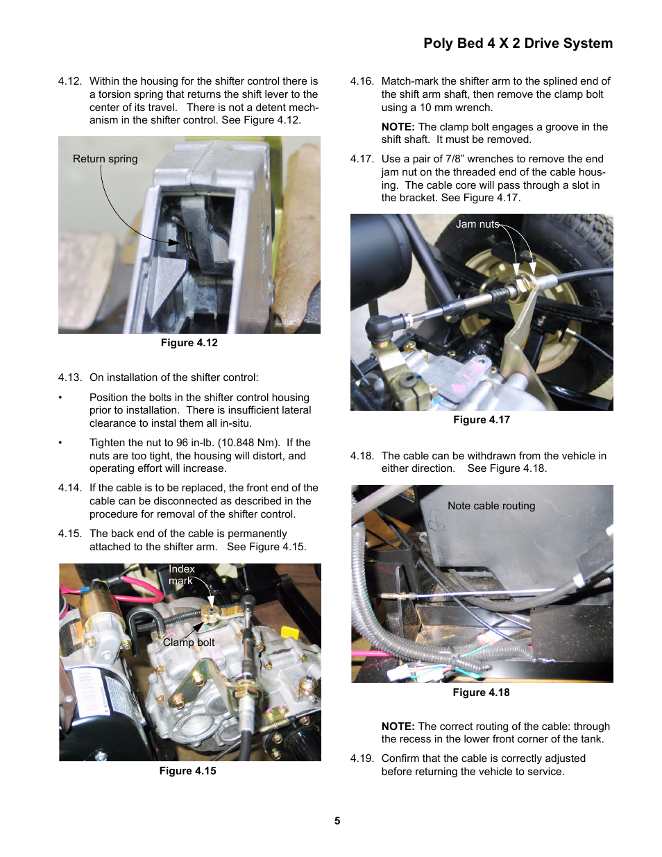 Poly bed 4 x 2 drive system | Cub Cadet 4 x 2 Big Country - Poly Bed & Steel Bed User Manual | Page 9 / 82