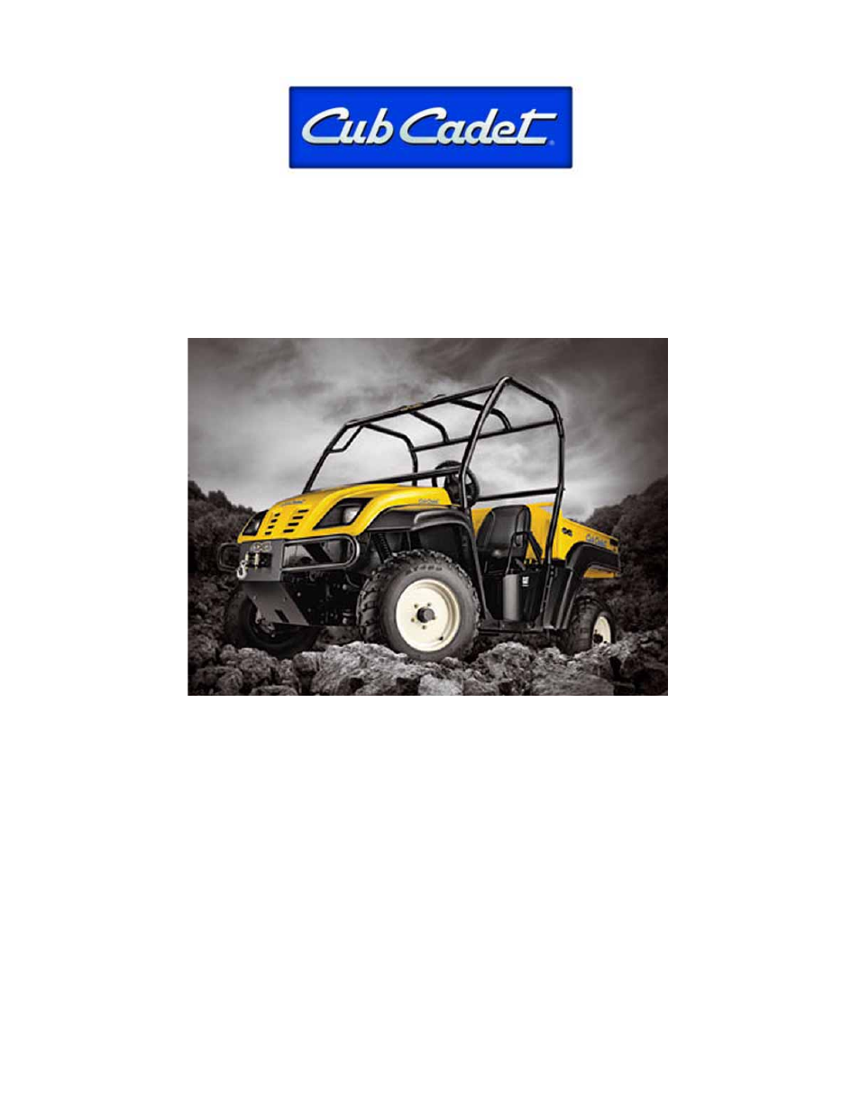 Cub Cadet 4 x 4 Volunteer User Manual | 328 pages