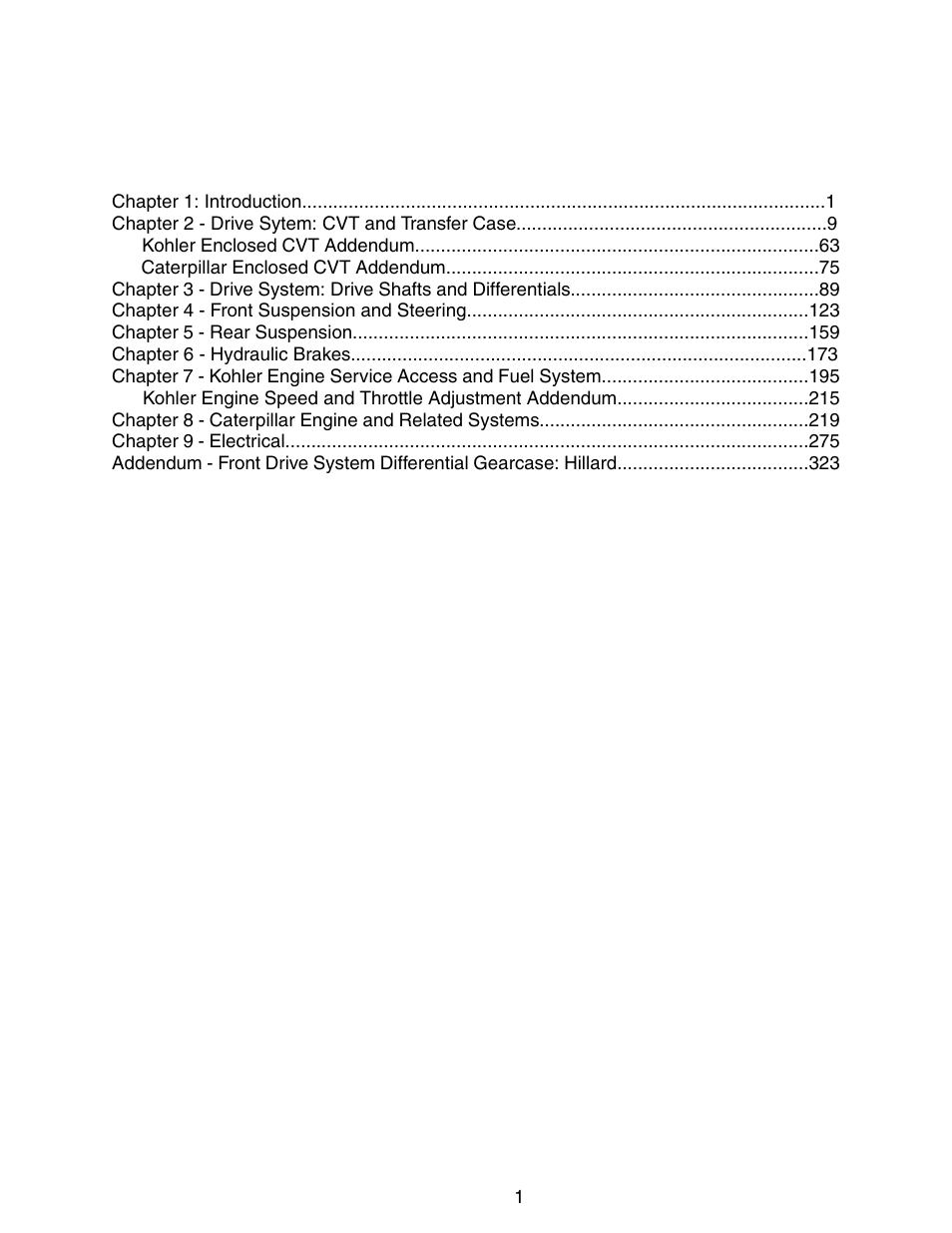 Cub Cadet 4 x 4 Volunteer User Manual | Page 3 / 328
