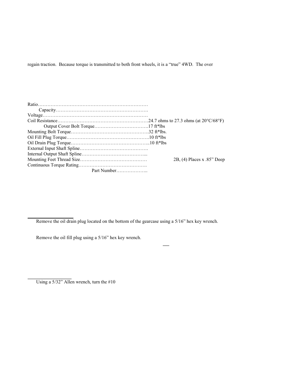 Basic operation, Specifications, General maintenance | Cub Cadet 4 x 4 Volunteer User Manual | Page 324 / 328